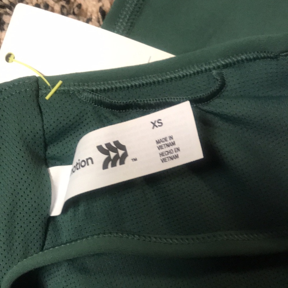 All In Motion Everyday Soft Active Bodysuit Unitard Open Back Green | NWT! - Picture 8 of 14